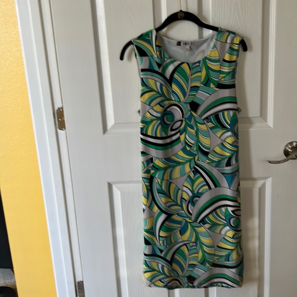 J Lo Summer dress multi color zize L